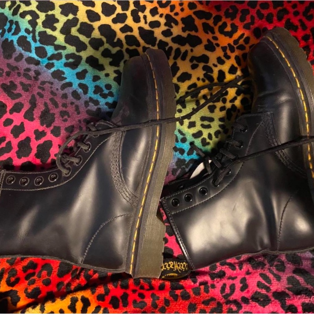 Dr. Martens Black Lace-Up Boots